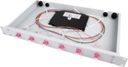 Spleißbox bestückt 24xLCD 50/125OM4 1HE TNSB-Be-24LCD-50-OM4 