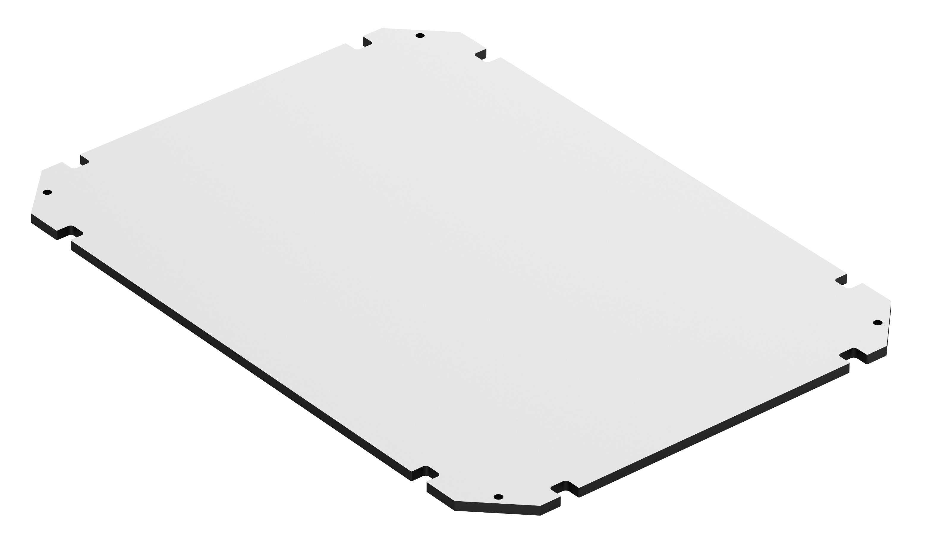 Montageplatte 250x5x350 GEOS MPI-3040 