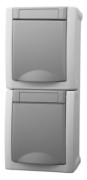 Panasonic Steckdose 2-fach senkrecht FR-AP IP54 90591086-DE 