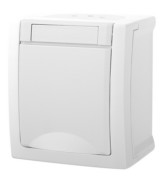 Panasonic Steckdose FR-Aufputz weiß 90591108-DE 