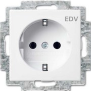 SCHUKO Steckdosen-Einsatz alpinweiß 20 EUC/DV-914 