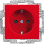 SCHUKO Steckdosen-Einsatz rot 20 EUCB-917 