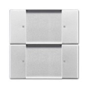 Bedienelement alu silber 6736-83 