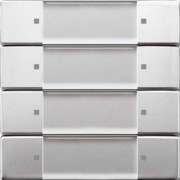 Wandsender edelstahl 6737/01-866 