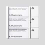 Tasten-Modul weiss TM 612-3 W 