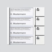 Tasten-Modul weiss TM 612-4 W 