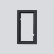 Kombirahmen alu/anthrazitgrau KR 611-2/1-0 AG 