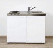 Miniküche Kitchenline weiß MK100KSEKFliBre 