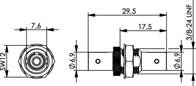 T-ST Kupplung MM+SM Einlochmontage 100007074 