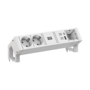 Steckdosenleiste DESK2 white 2xCEE7/3 902.3213 