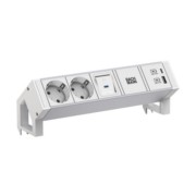 Steckdosenleiste DESK2 ALU WHITE 937.404 