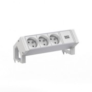 Steckdosenleiste DESK2 ALU WHITE 937.412 