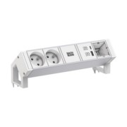 Steckdosenleiste DESK2 ALU WHITE 937.415 