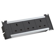 KAPSA Steckdosenleiste 3xUK 13A Strom 2m UK 927.006 