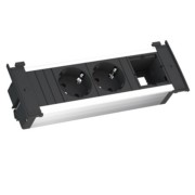 KAPSA Steckdosenleiste 2xSchutz.1xCustom,2m 927.002 