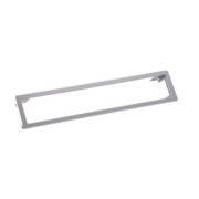 Einbaurahmen silbergrau (RAL9006) 317.007 