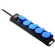 Verteilersteckdose 5xSchutzk.1xSchalter 349.046 