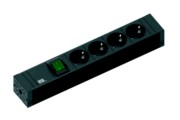 Steckdosenleiste 4xSchutzk mit Schalter 2m 420.0012 