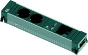 Steckdoseneinheit Confer. 2xSchutzk.1xUSB,1xCM 909.0056 