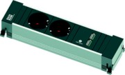 Steckdoseneinheit 2xSchutz. 1xUSB,1xCM 916.0040 