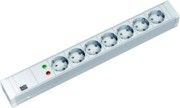 19Zoll Steckdosenleiste 7f Schutzk.1,5HE,ws,ÜSS 333.004 