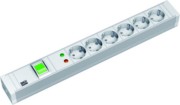 19Zoll Steckdosenleiste 6f PVC,1 Schalter,ÜSS 333.605 