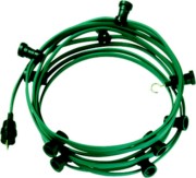Lichterkette gn m.Stecker u.Endstück 740.006 