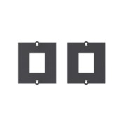 Modul 1xKeystone schwarz mit Metallhalterung 917.062 