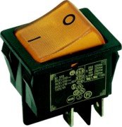 EB-Wippenschalter sw/ge,16(8)A250V 2p. 924.098 