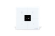 Design-Einbauthermostat 2 Relaisausg.16A ws eTOUCH-hybrid 