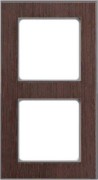 Rahmen 2-fach Holz wenge-alu D 20.672.200.702 