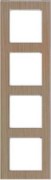 Rahmen 4-fach Holz eiche-rws D 20.674.201.022 