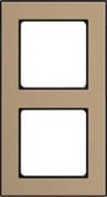Rahmen 2-fach Glaseffekt sand-psw D 20.672.244.192 