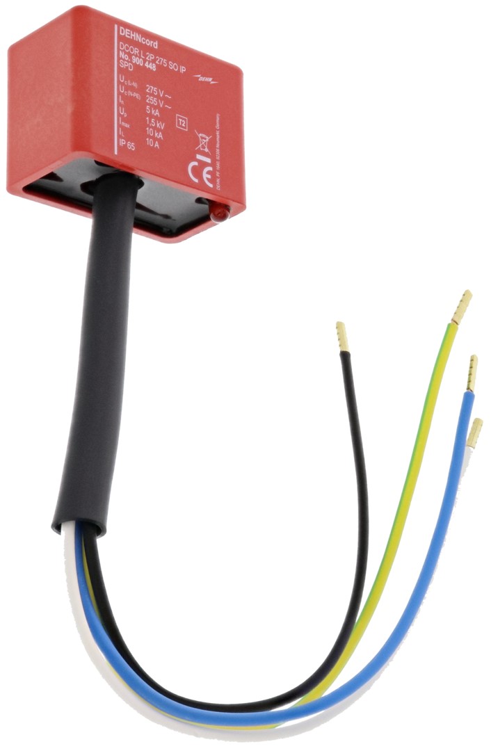Überspannungsableiter Typ 2 DEHNcord, 2-p. DCOR L 2P 275 SO IP 