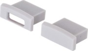 Kunststoff-Endkappen f.APFLAT1AM200 2St. Flat1PAK-Set 