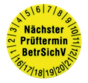 Beha-Amprobe Prüfetiketten 15mm FTC00001238D(VE250) 