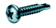 Kreuzschl.Blechschraube 4,8x25 vz Halbrundk. 190436 