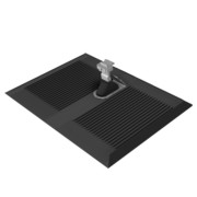 Dachhaken m. Konsole Alpha-Platte grau 11500-01 