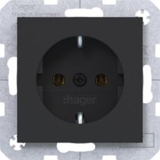 Hager Steckdose Ax/Cx sw matt WAS1100BM 