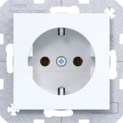 Hager Steckdose Ax/Cx liweiß gl WAS1100WG 