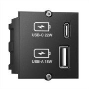 Modul USB A/C 22Watt Charger CM 917.227 