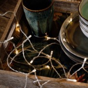 LED-Lichterkette 10er ww, trans.Timer 524222 