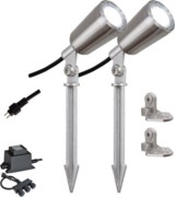 P-LED Spot 2-fl. eds IP68 12V 7W 3000K PC680601-2 