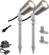 P-LED Spot 2-fl. eds IP68 12V 7W 3000K PC680602-2 