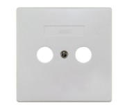 Abdeckplatte 2-Loch 75x75 mm DW42 