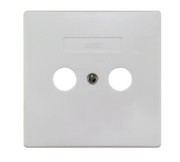 Abdeckplatte 2-Loch 85x85 mm DW44 