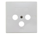 Abdeckung DD-Dosen, 3-Loch 75x75 mm, KDG zert. DW45 