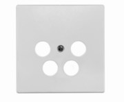 Abdeckung DD-Dosen, 4-Loch 85x85 mm DW49T 