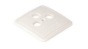 Abdeckung 3-Loch 75x75 mm DW 45 D 