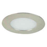 LED-Einbauleuchte 12V DC 3000K, nickel 12129153 